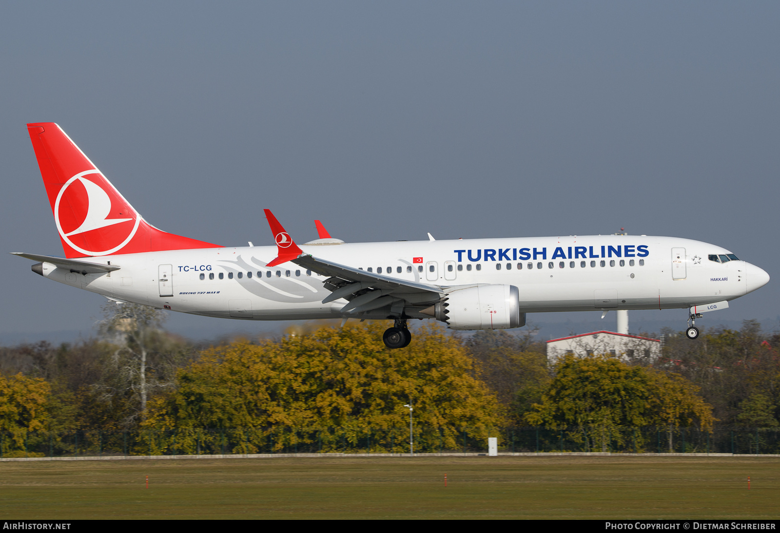 Aircraft Photo of TC-LCG | Boeing 737-8 Max 8 | Turkish Airlines | AirHistory.net #742257