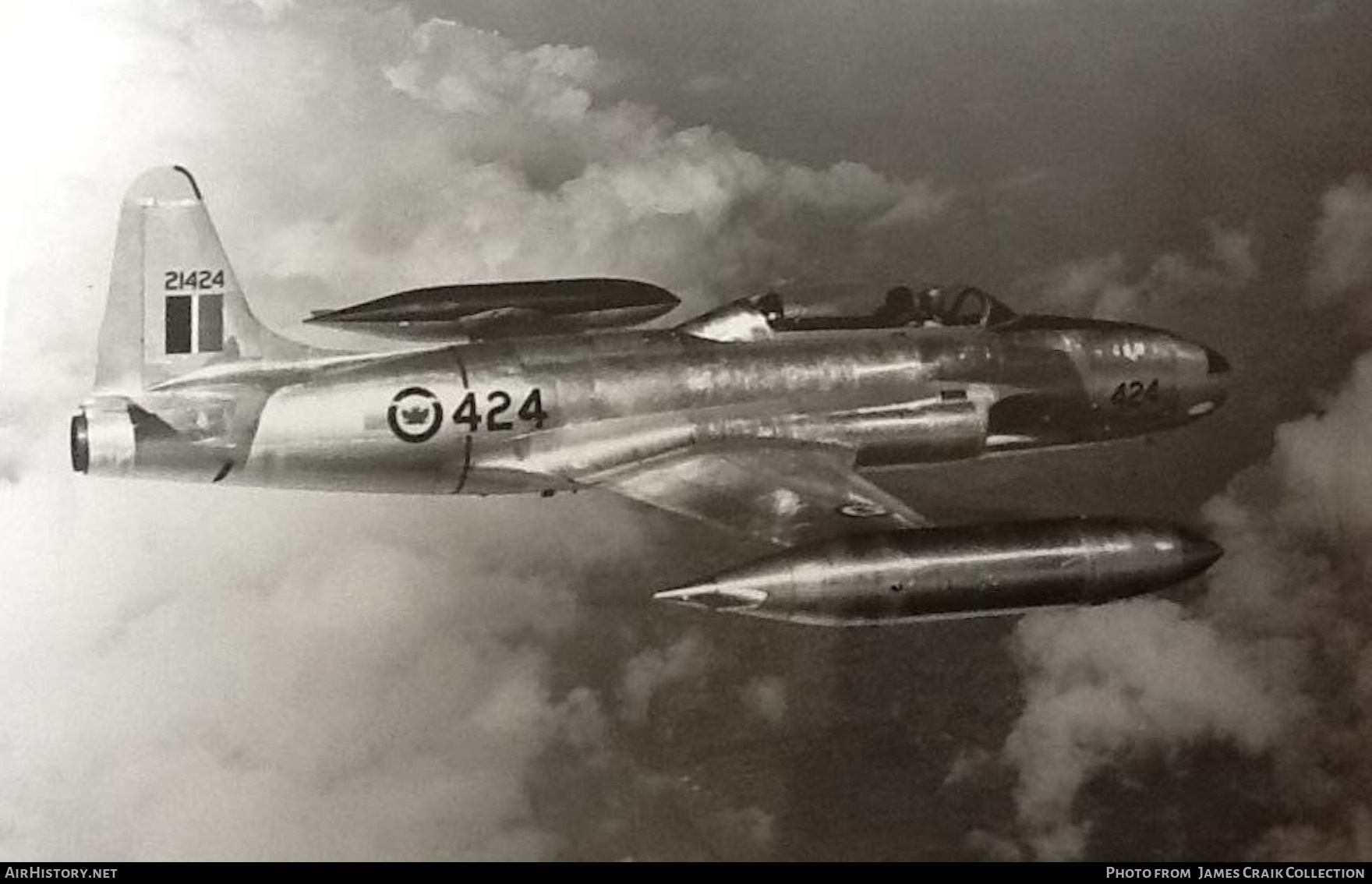 Aircraft Photo of 21424 | Canadair T-33AN Silver Star 3 | Canada - Air Force | AirHistory.net #742263