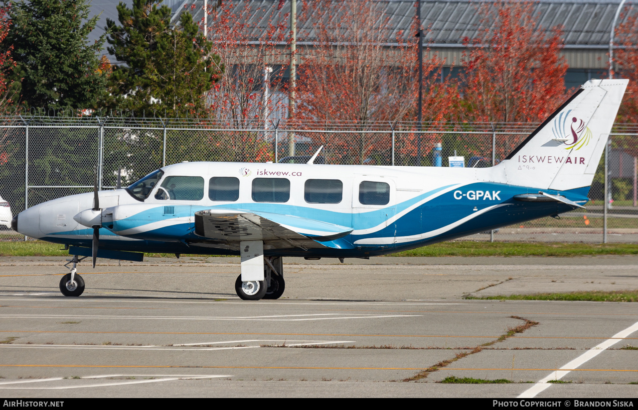 Aircraft Photo of C-GPAK | Piper PA-31-350 Chieftain | Iskwew Air | AirHistory.net #742279