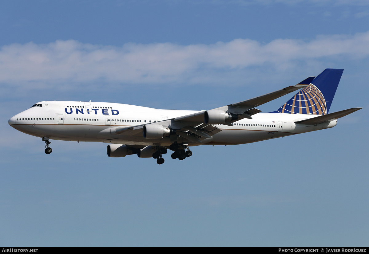 Aircraft Photo of N199UA | Boeing 747-422 | United Airlines | AirHistory.net #742286