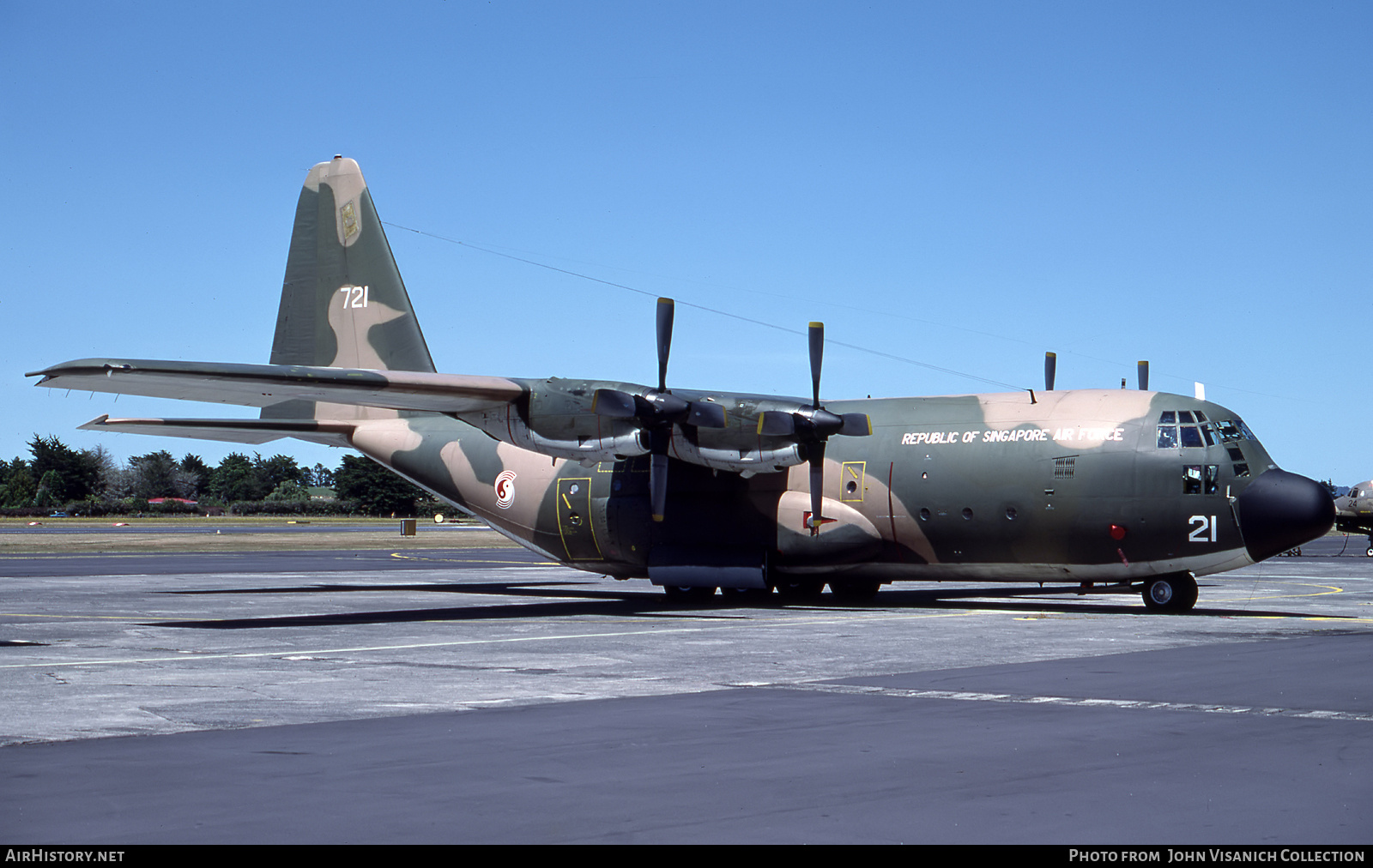 Aircraft Photo of 721 | Lockheed C-130B Hercules (L-282) | Singapore - Air Force | AirHistory.net #742328