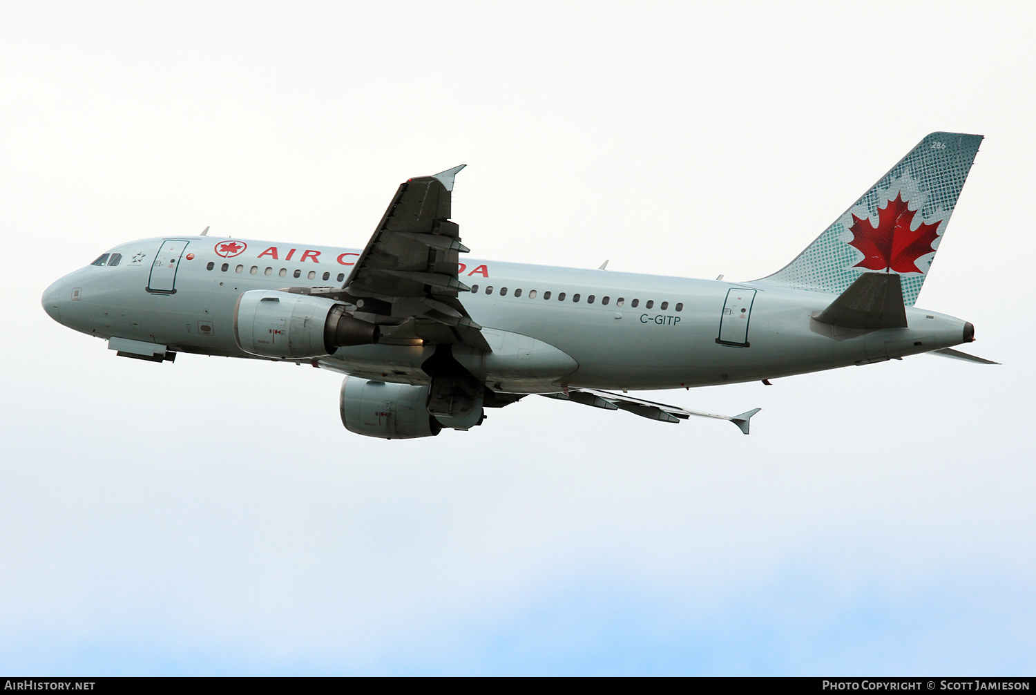 Aircraft Photo of C-GITP | Airbus A319-112 | Air Canada | AirHistory.net #742346