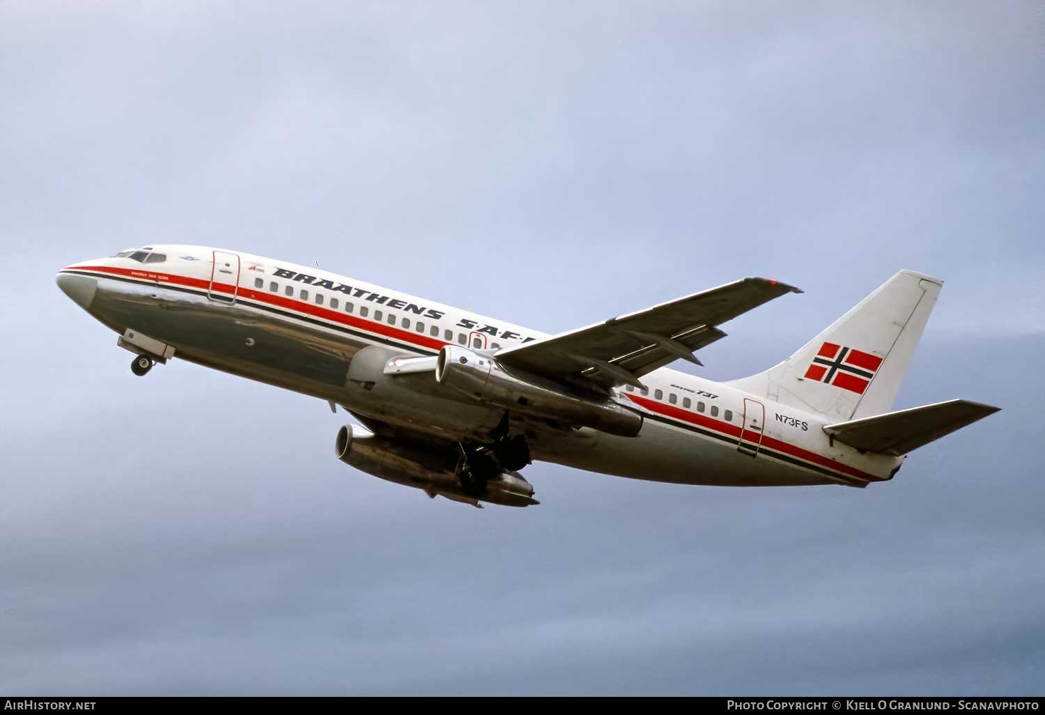 Aircraft Photo of N73FS | Boeing 737-205/Adv | Braathens SAFE | AirHistory.net #742355