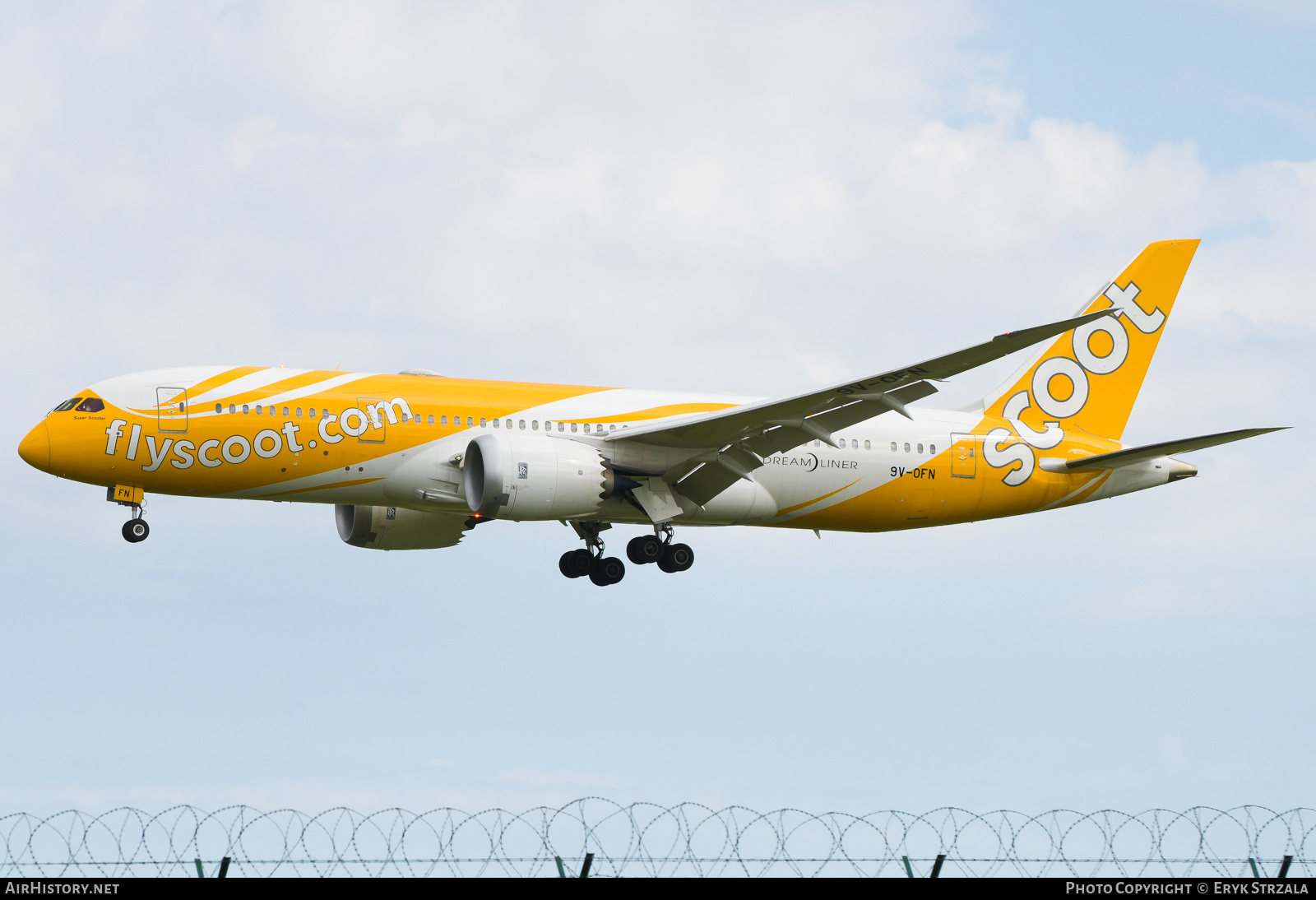 Aircraft Photo of 9V-OFN | Boeing 787-8 Dreamliner | Scoot | AirHistory.net #742356