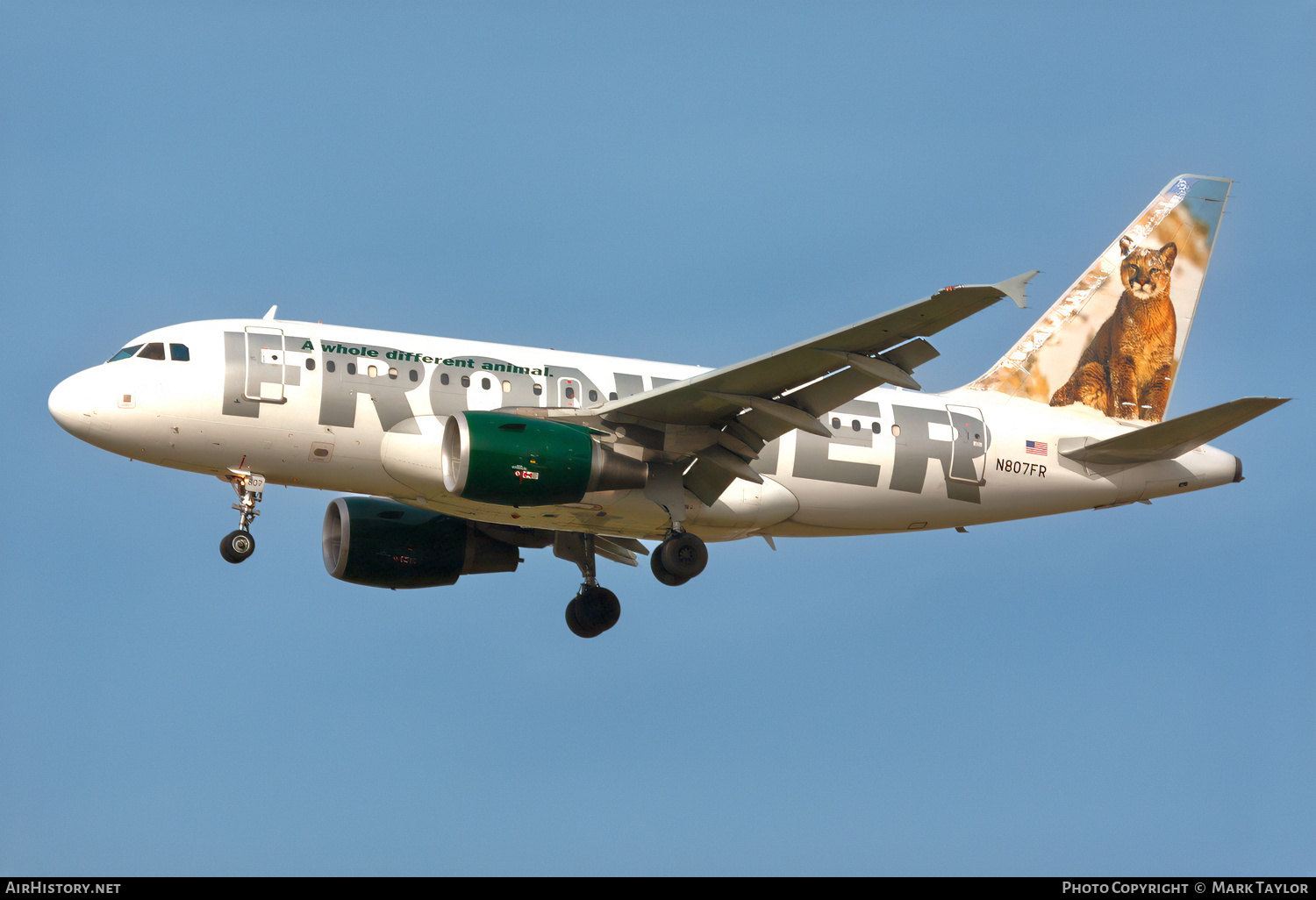 Aircraft Photo of N807FR | Airbus A318-111 | Frontier Airlines | AirHistory.net #742371