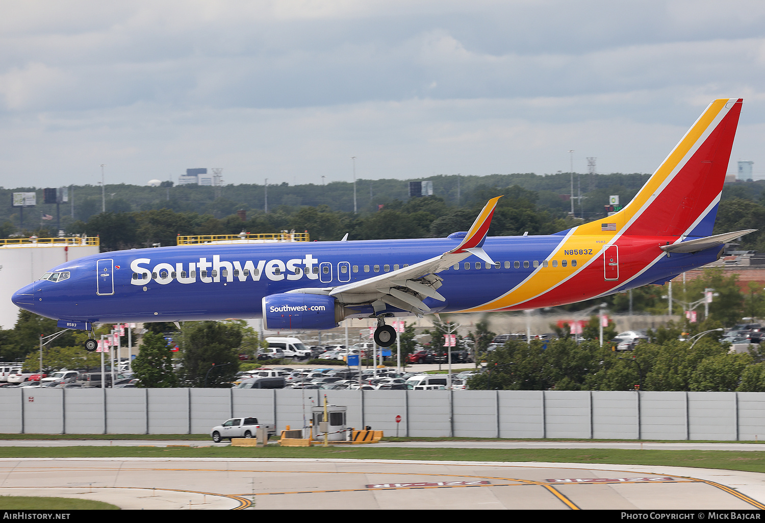Aircraft Photo of N8583Z | Boeing 737-800 | Southwest Airlines | AirHistory.net #742416