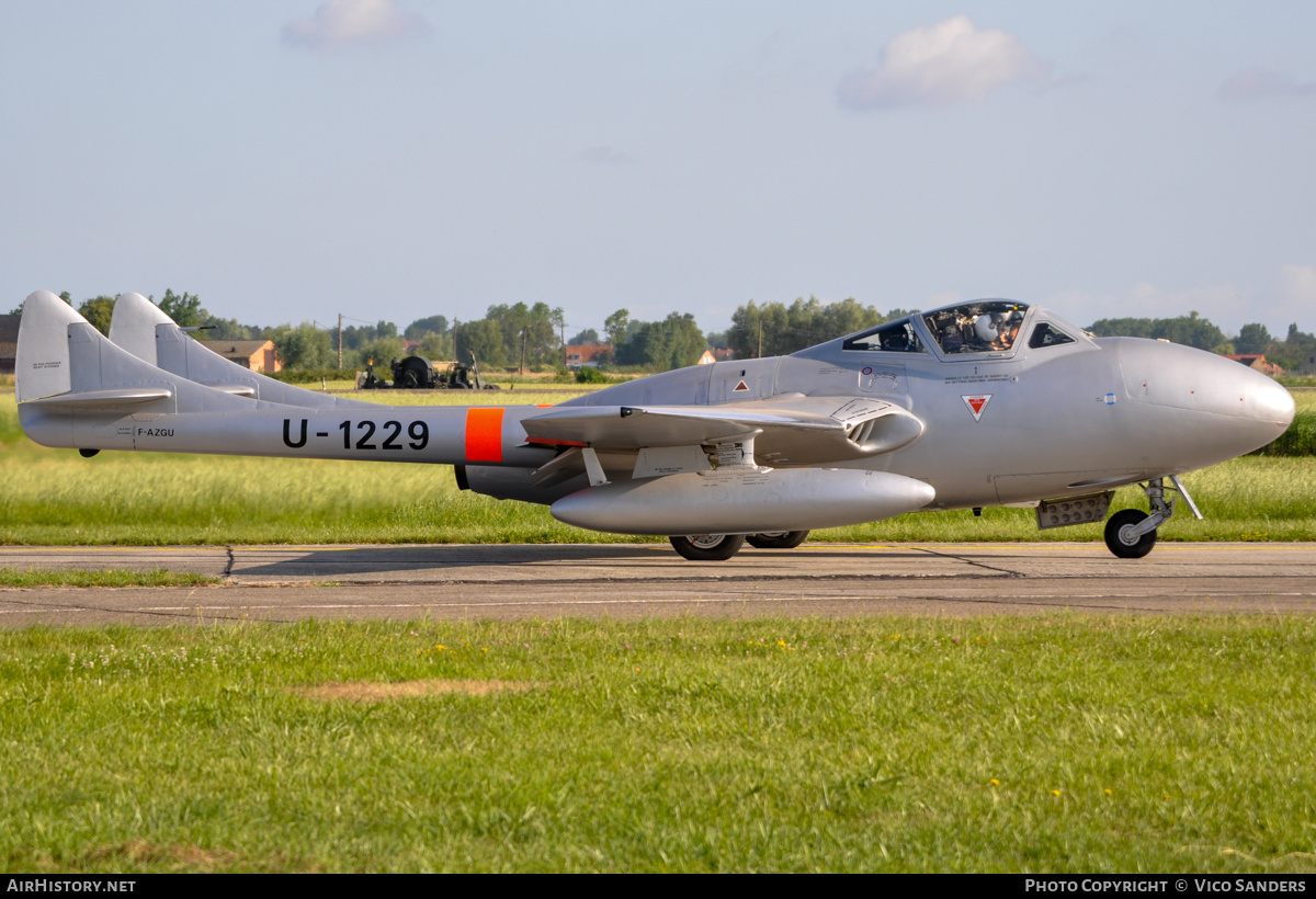 Aircraft Photo of F-AZGU / U-1229 | De Havilland D.H. 115 Vampire T55 | Switzerland - Air Force | AirHistory.net #742429