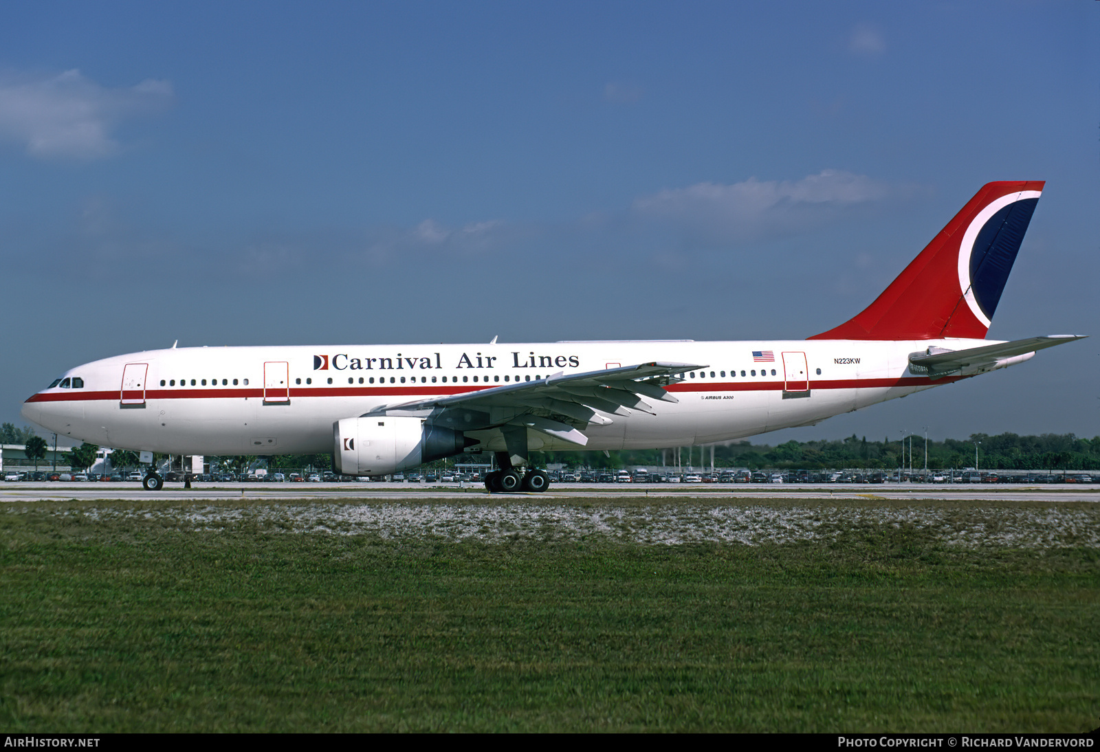 Aircraft Photo of N223KW | Airbus A300B4-203 | Carnival Air Lines | AirHistory.net #742433