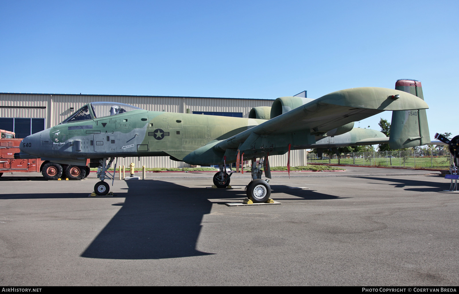 Aircraft Photo of 76-0540 / AF76-540 | Fairchild A-10A Thunderbolt II | USA - Air Force | AirHistory.net #742438