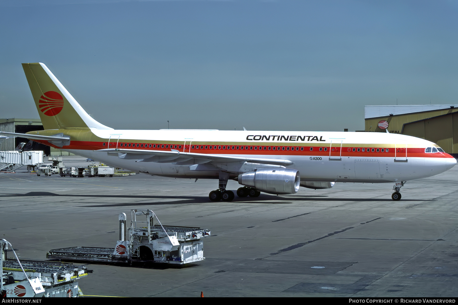 Aircraft Photo of N970C | Airbus A300B2-203 | Continental Airlines | AirHistory.net #742488
