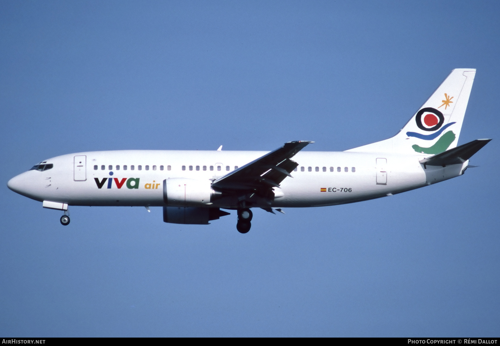 Aircraft Photo of EC-706 | Boeing 737-36E | Viva Air | AirHistory.net #742511
