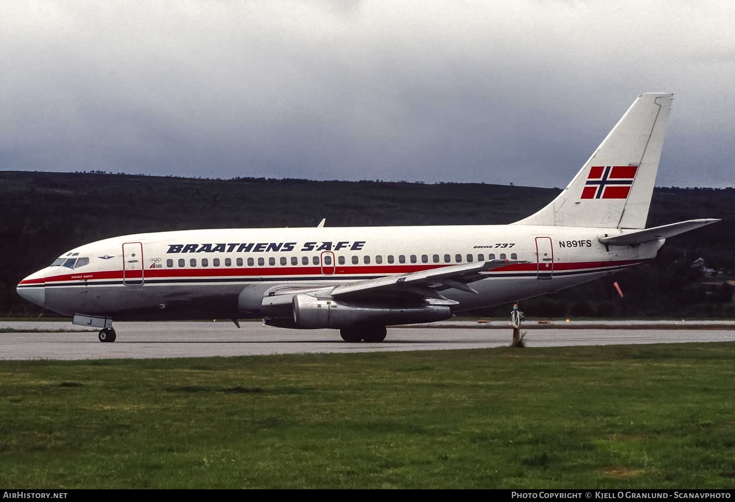 Aircraft Photo of N891FS | Boeing 737-205/Adv | Braathens SAFE | AirHistory.net #742522