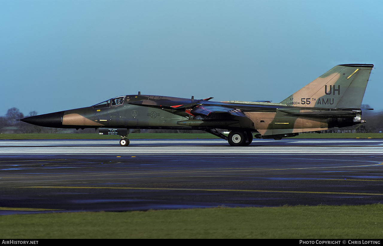 Aircraft Photo of 68-0004 | General Dynamics F-111E Aardvark | USA - Air Force | AirHistory.net #742581