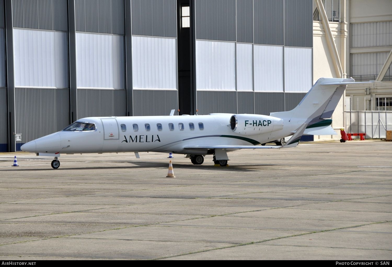 Aircraft Photo of F-HACP | Learjet 45 | Amelia | AirHistory.net #742583