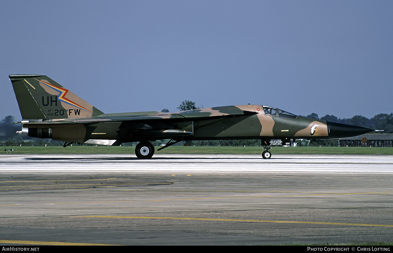 Aircraft Photo of 68-0020 / AF680-20 | General Dynamics F-111E Aardvark | USA - Air Force | AirHistory.net #742588