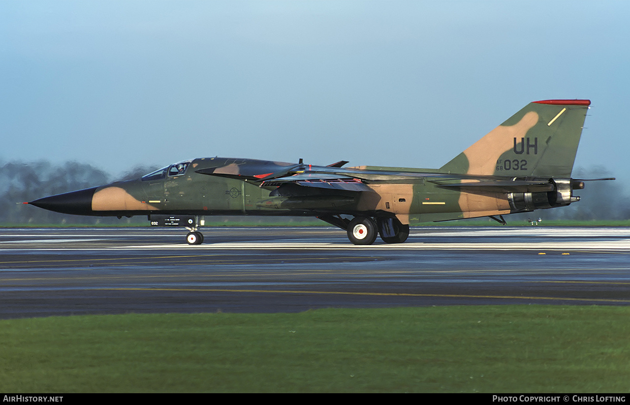 Aircraft Photo of 68-0032 / AF68-032 | General Dynamics F-111E Aardvark | USA - Air Force | AirHistory.net #742591
