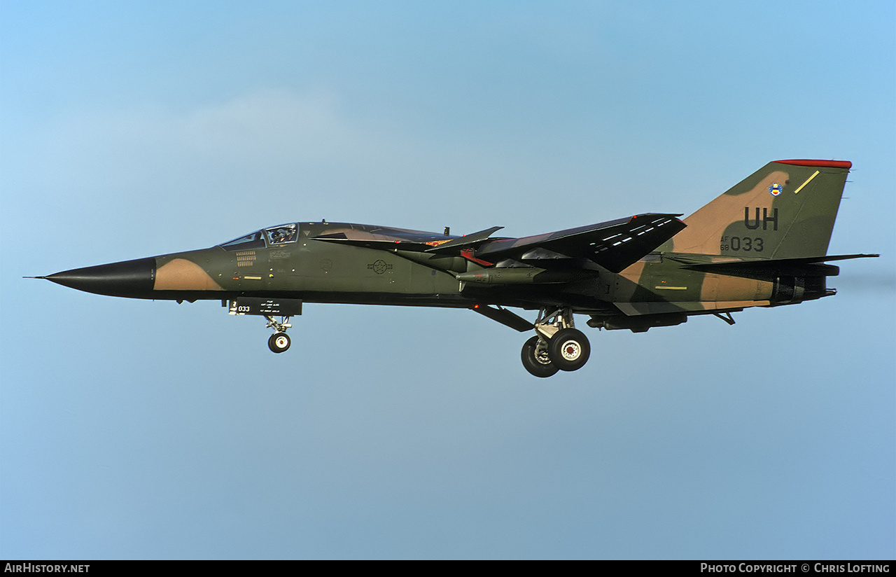 Aircraft Photo of 68-0033 / AF68-033 | General Dynamics F-111E Aardvark | USA - Air Force | AirHistory.net #742592