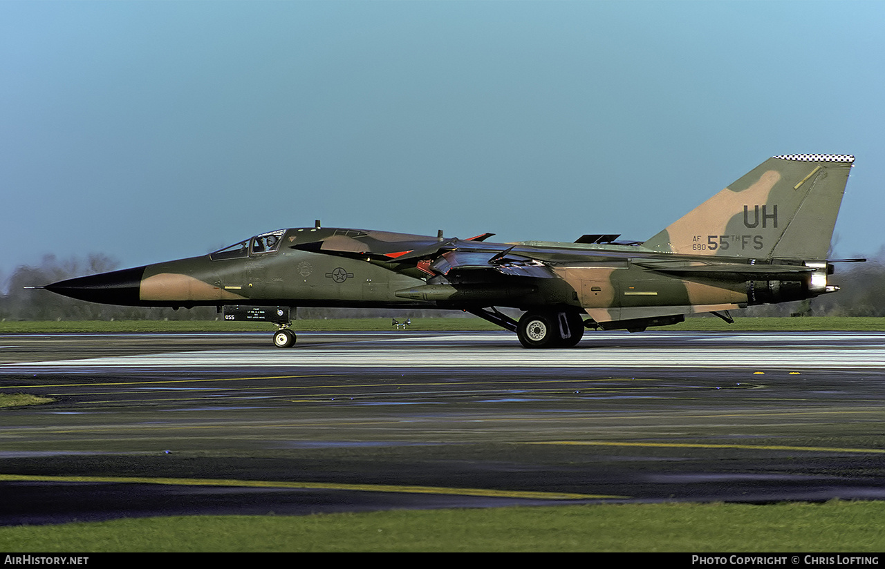 Aircraft Photo of 68-0055 / AF680-55 | General Dynamics F-111E Aardvark | USA - Air Force | AirHistory.net #742597