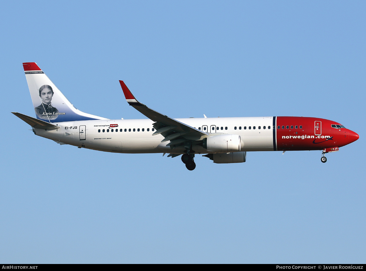 Aircraft Photo of EI-FJS | Boeing 737-8JP | Norwegian | AirHistory.net #742617