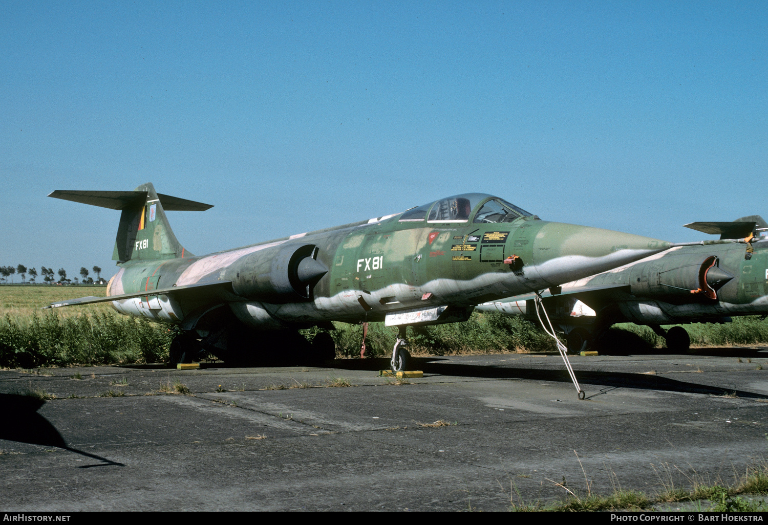 Aircraft Photo of FX81 | Lockheed F-104G Starfighter | Belgium - Air Force | AirHistory.net #742661