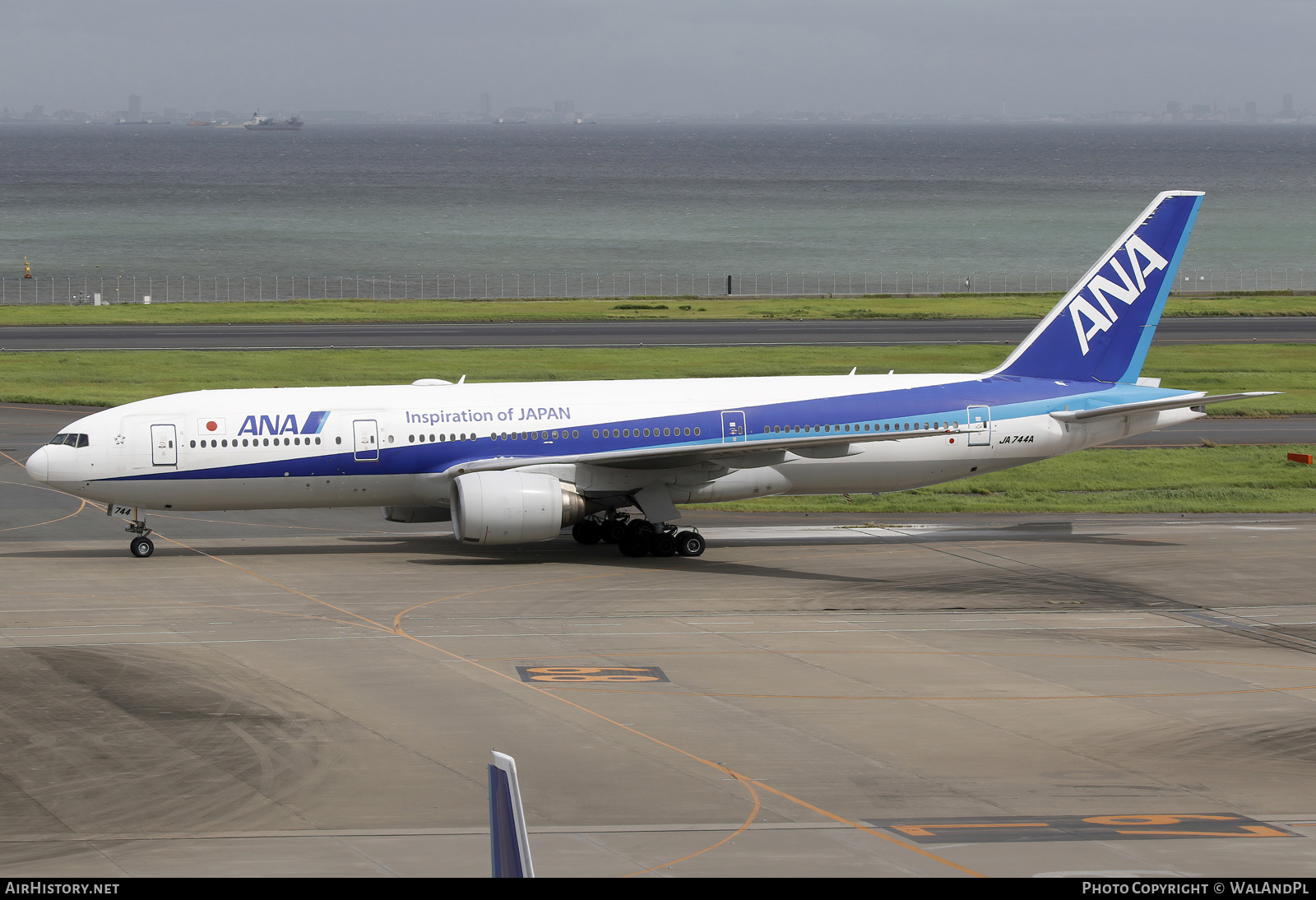 Aircraft Photo of JA744A | Boeing 777-281/ER | All Nippon Airways - ANA | AirHistory.net #742676