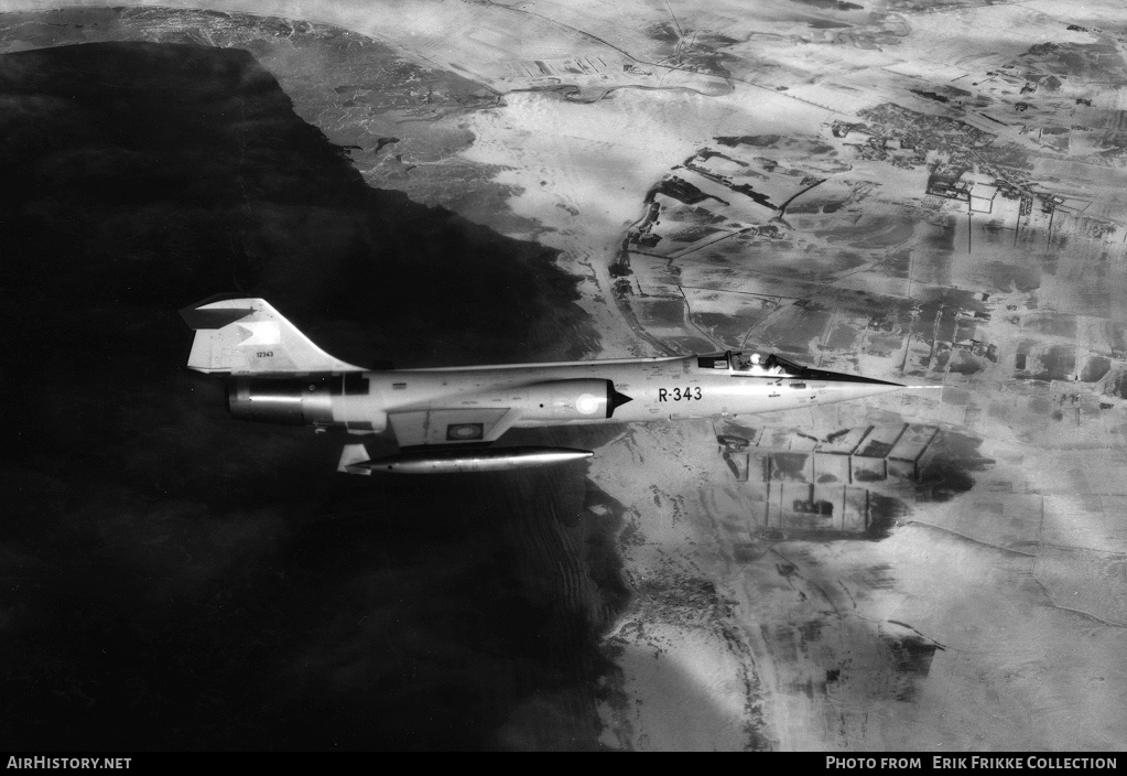 Aircraft Photo of R-343 | Lockheed F-104G Starfighter | Denmark - Air Force | AirHistory.net #742694