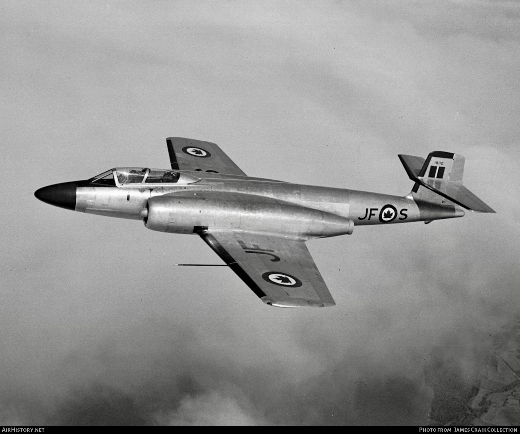 Aircraft Photo of 18110 | Avro Canada CF-100 Canuck Mk.3T | Canada - Air Force | AirHistory.net #742715