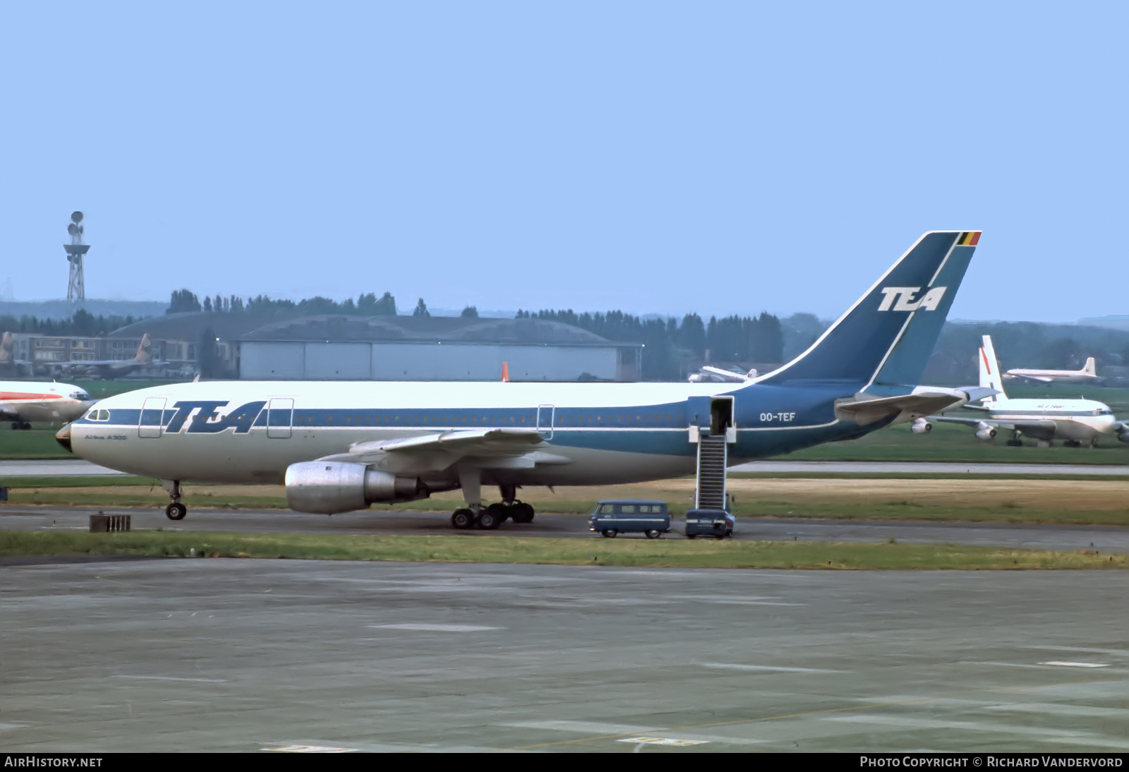 Aircraft Photo of OO-TEF | Airbus A300B1 | TEA - Trans European Airways | AirHistory.net #742738