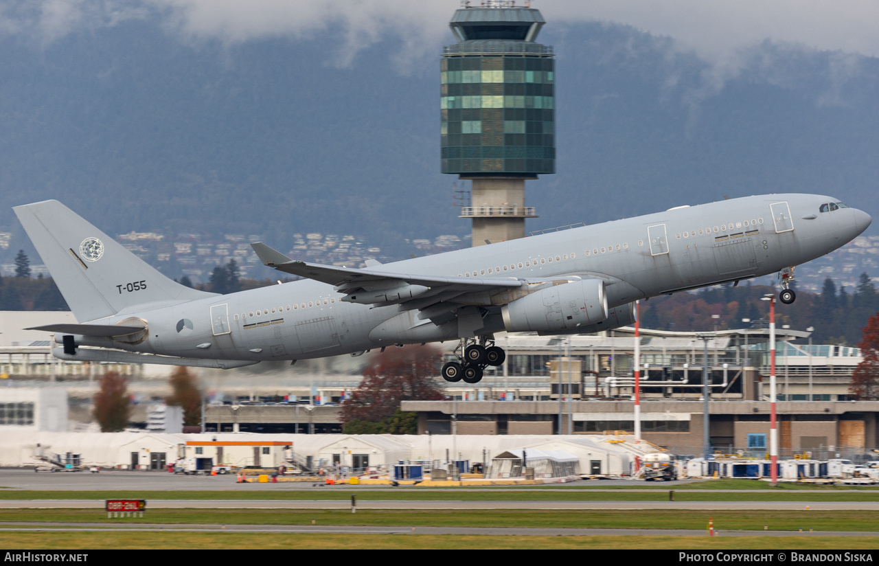 Aircraft Photo of T-055 | Airbus A330-243MRTT | Netherlands - Air Force | AirHistory.net #742740