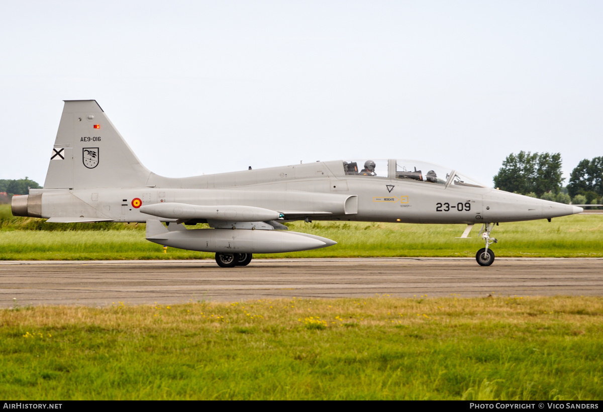 Aircraft Photo of AE.9-016 | Northrop SF-5B Freedom Fighter | Spain - Air Force | AirHistory.net #742756