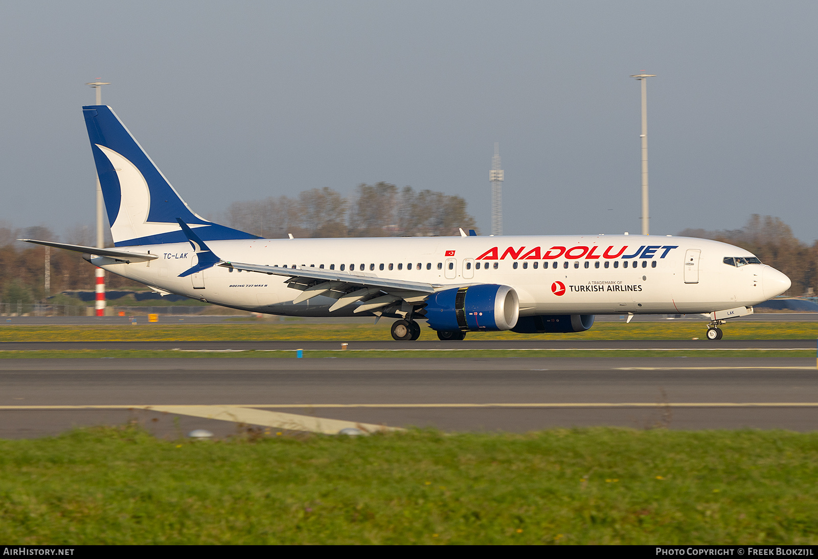 Aircraft Photo of TC-LAK | Boeing 737-8 Max 8 | AnadoluJet | AirHistory.net #742854