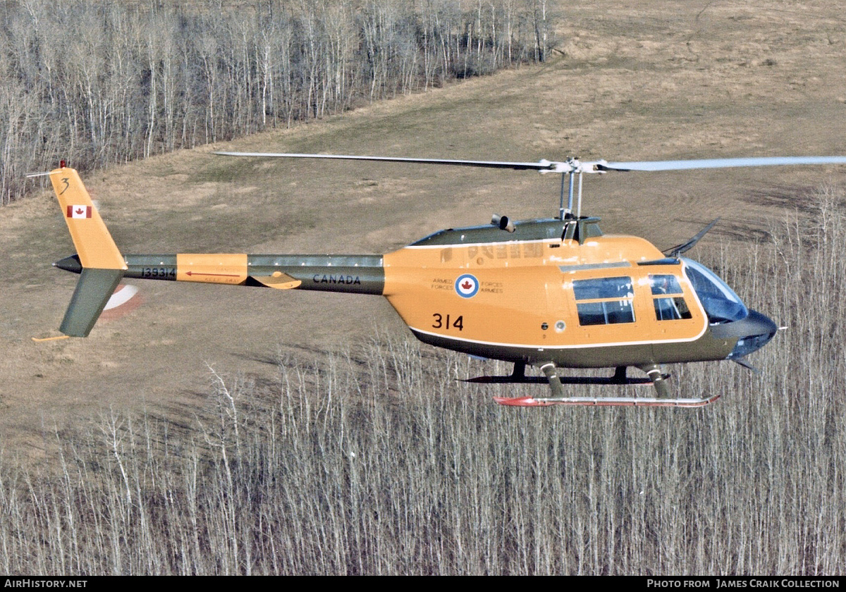 Aircraft Photo of 139314 | Bell CH-139 JetRanger III (206B-3) | Canada - Air Force | AirHistory.net #742923