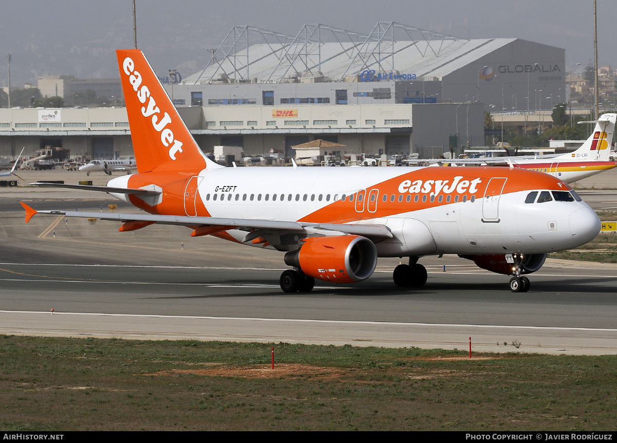 Aircraft Photo of G-EZFT | Airbus A319-111 | EasyJet | AirHistory.net #742942