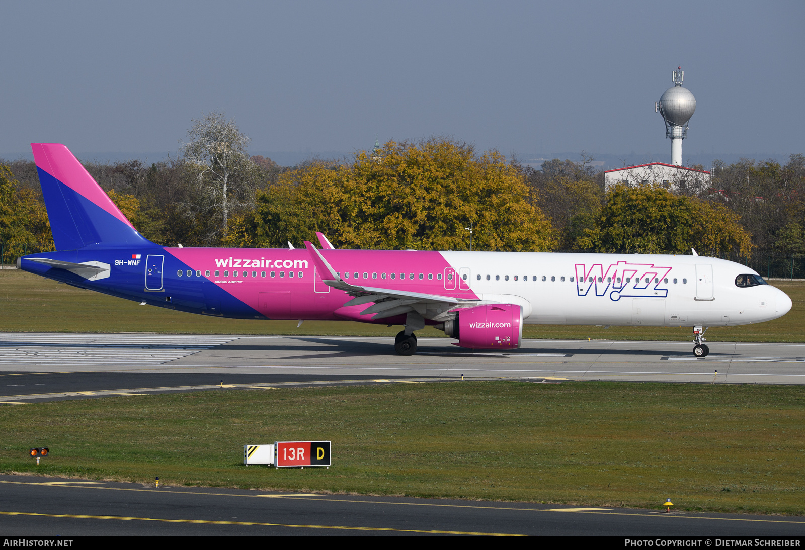 Aircraft Photo of 9H-WNF | Airbus A321-271NX | Wizz Air | AirHistory.net #742944