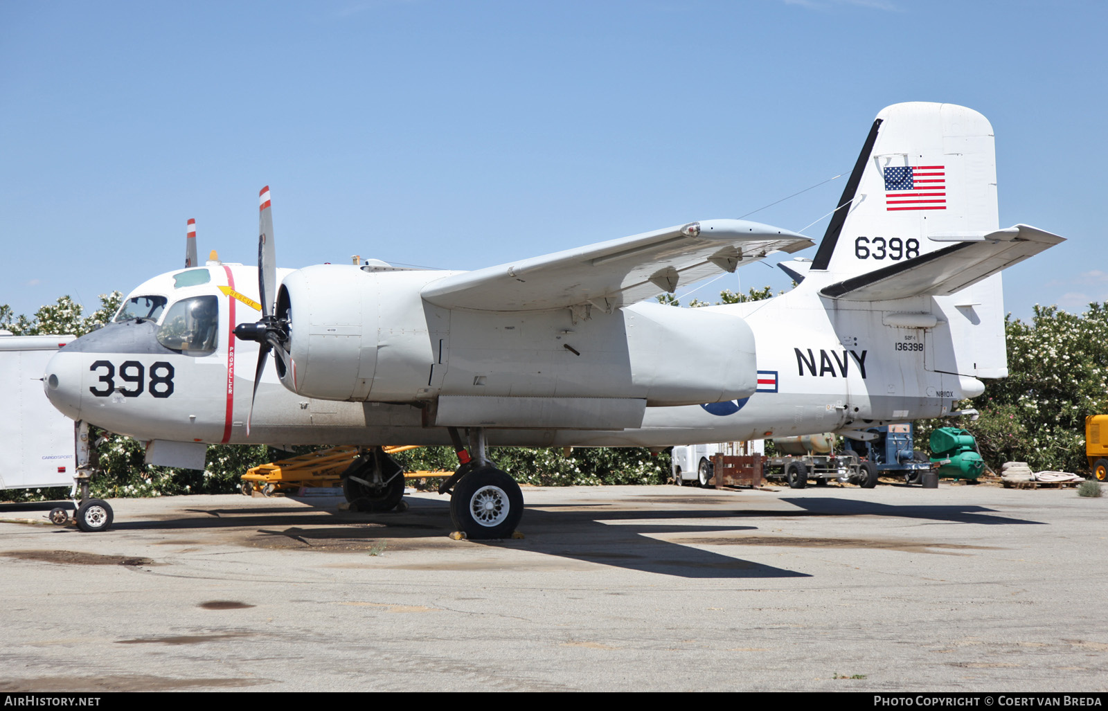 Aircraft Photo of N8110X / 136398 | Grumman S2F-1 Tracker | USA - Navy | AirHistory.net #742950