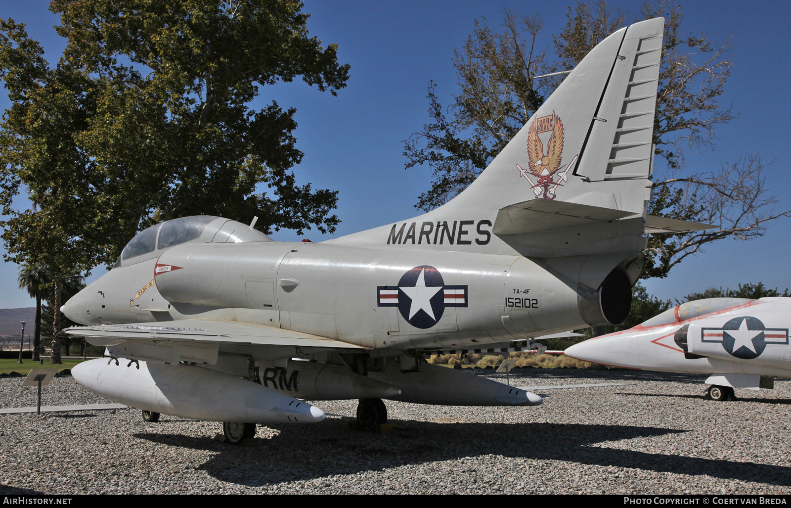 Aircraft Photo of 152102 | mcDonnell Douglas NTA-4F Skyhawk | USA - Marines | AirHistory.net #742963