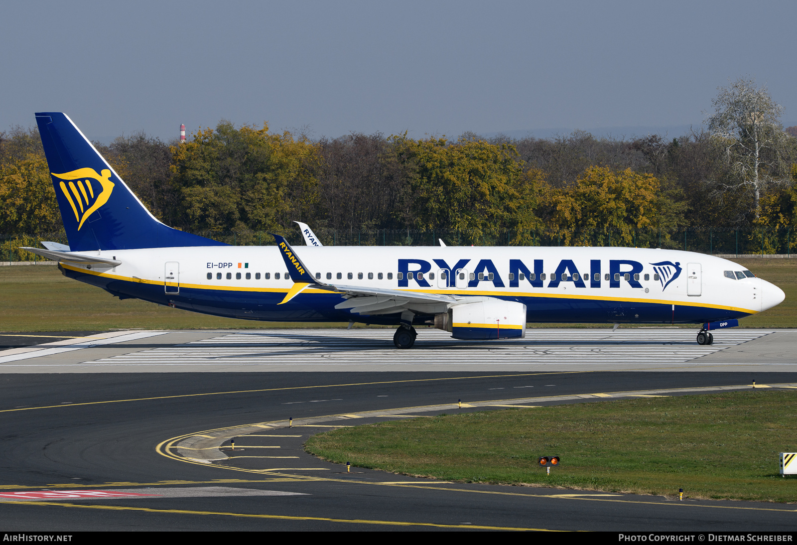 Aircraft Photo of EI-DPP | Boeing 737-8AS | Ryanair | AirHistory.net #742970