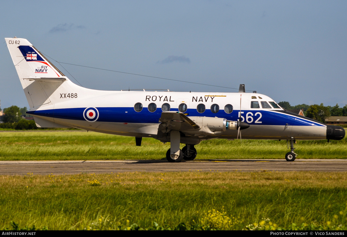 Aircraft Photo of XX488 | Scottish Aviation HP-137 Jetstream T2 | UK - Navy | AirHistory.net #742993