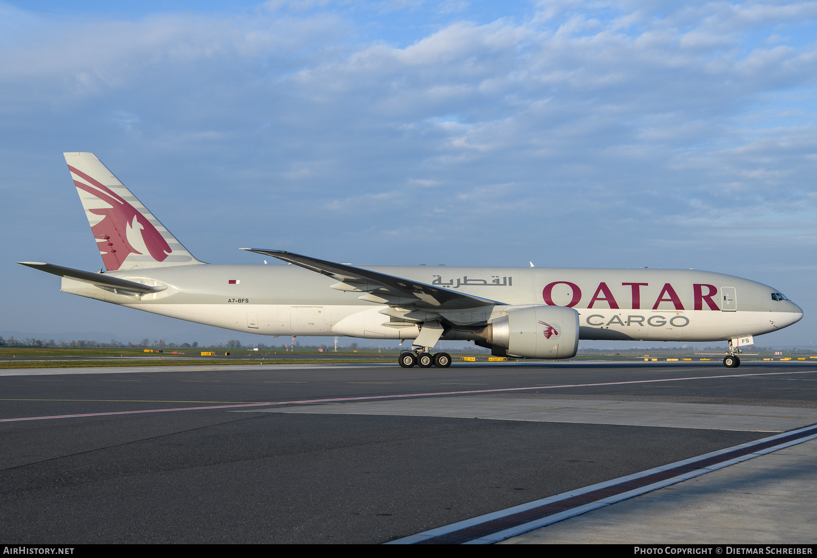 Aircraft Photo of A7-BFS | Boeing 777-F | Qatar Airways Cargo | AirHistory.net #743013