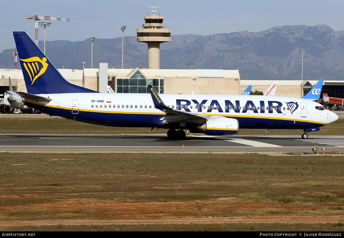 Aircraft Photo of SP-RND | Boeing 737-8AS | Ryanair | AirHistory.net #743069
