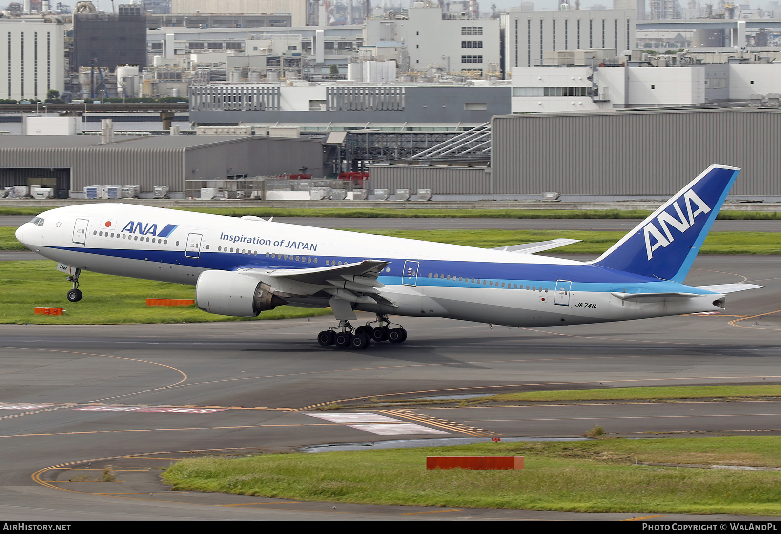 Aircraft Photo of JA741A | Boeing 777-281/ER | All Nippon Airways - ANA | AirHistory.net #743085