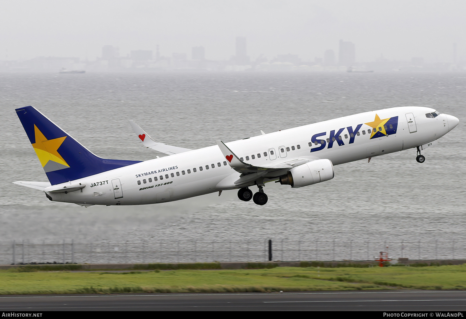 Aircraft Photo of JA737T | Boeing 737-8Q8 | Skymark Airlines | AirHistory.net #743093