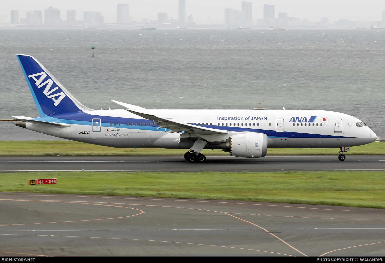 Aircraft Photo of JA814A | Boeing 787-8 Dreamliner | All Nippon Airways - ANA | AirHistory.net #743101