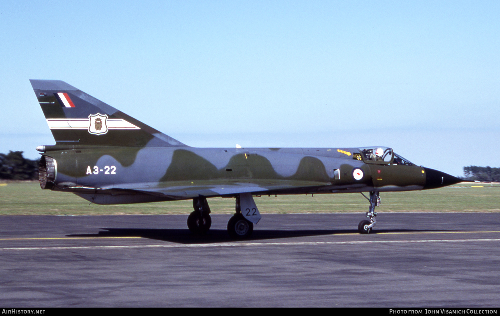 Aircraft Photo of A3-22 | Dassault Mirage IIIO(F/A) | Australia - Air Force | AirHistory.net #743119