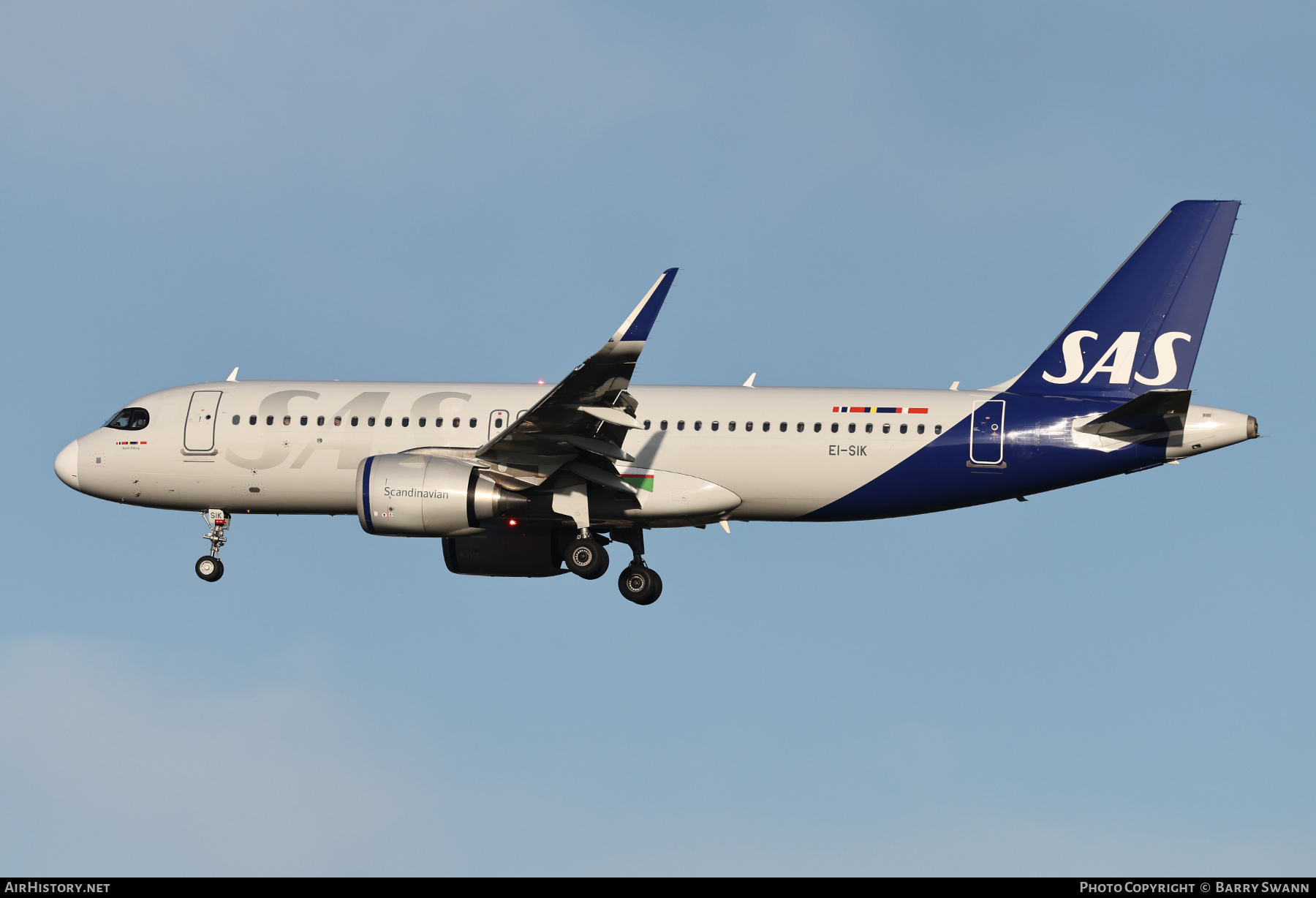 Aircraft Photo of EI-SIK | Airbus A320-251N | Scandinavian Airlines - SAS | AirHistory.net #743123