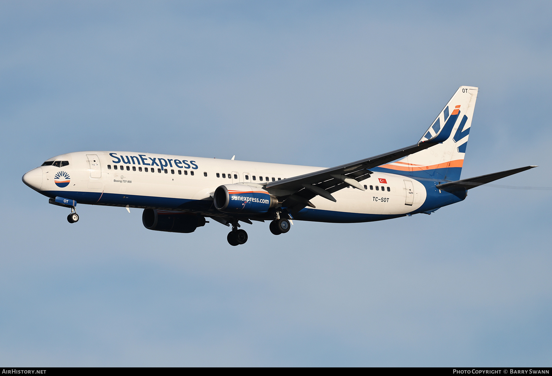 Aircraft Photo of TC-SOT | Boeing 737-8Z9 | SunExpress | AirHistory.net #743124