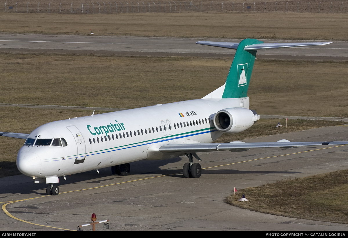 Aircraft Photo of YR-FKA | Fokker 100 (F28-0100) | Carpatair | AirHistory.net #743128