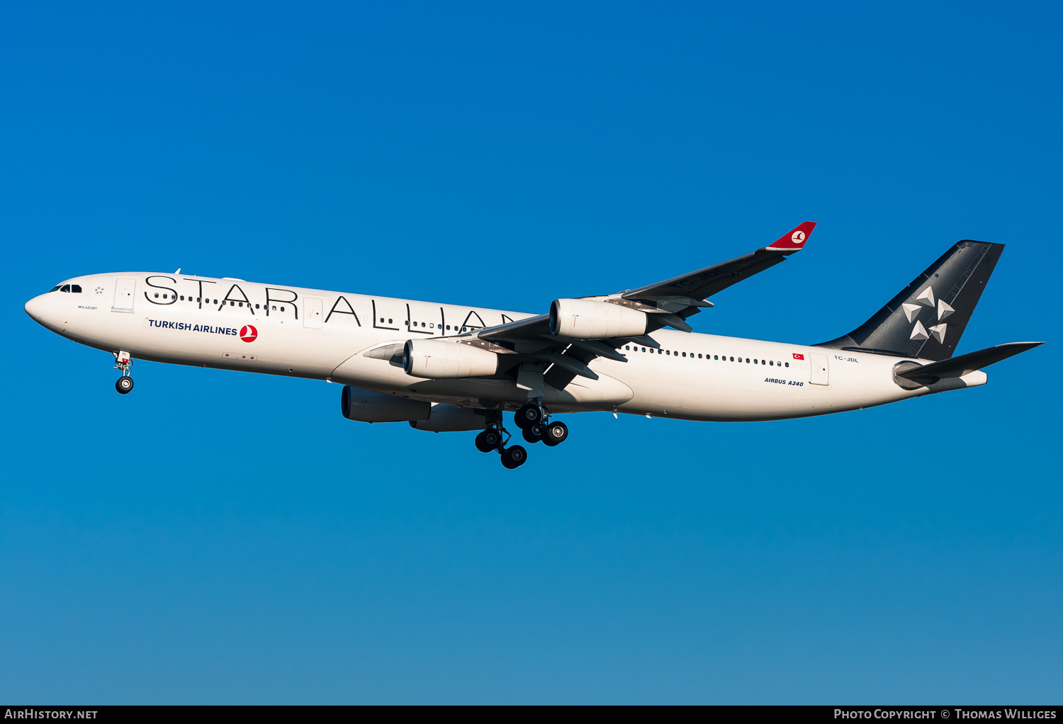 Aircraft Photo of TC-JDL | Airbus A340-311 | Turkish Airlines | AirHistory.net #743149