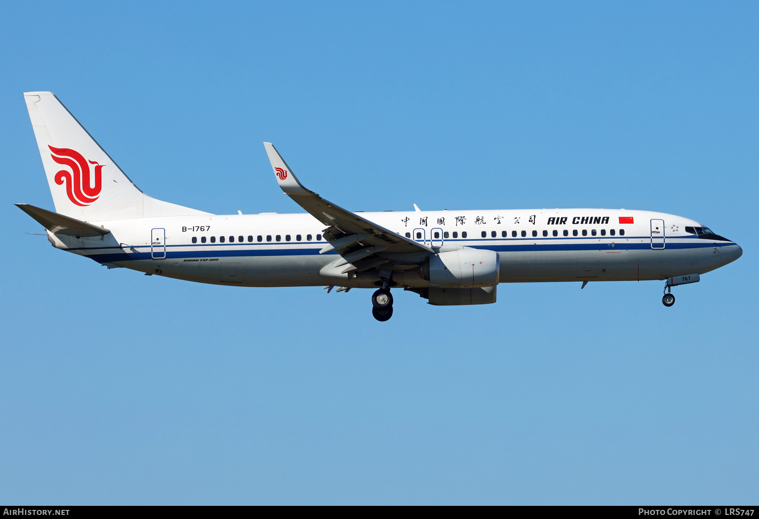Aircraft Photo of B-1767 | Boeing 737-89L | Air China | AirHistory.net #743231