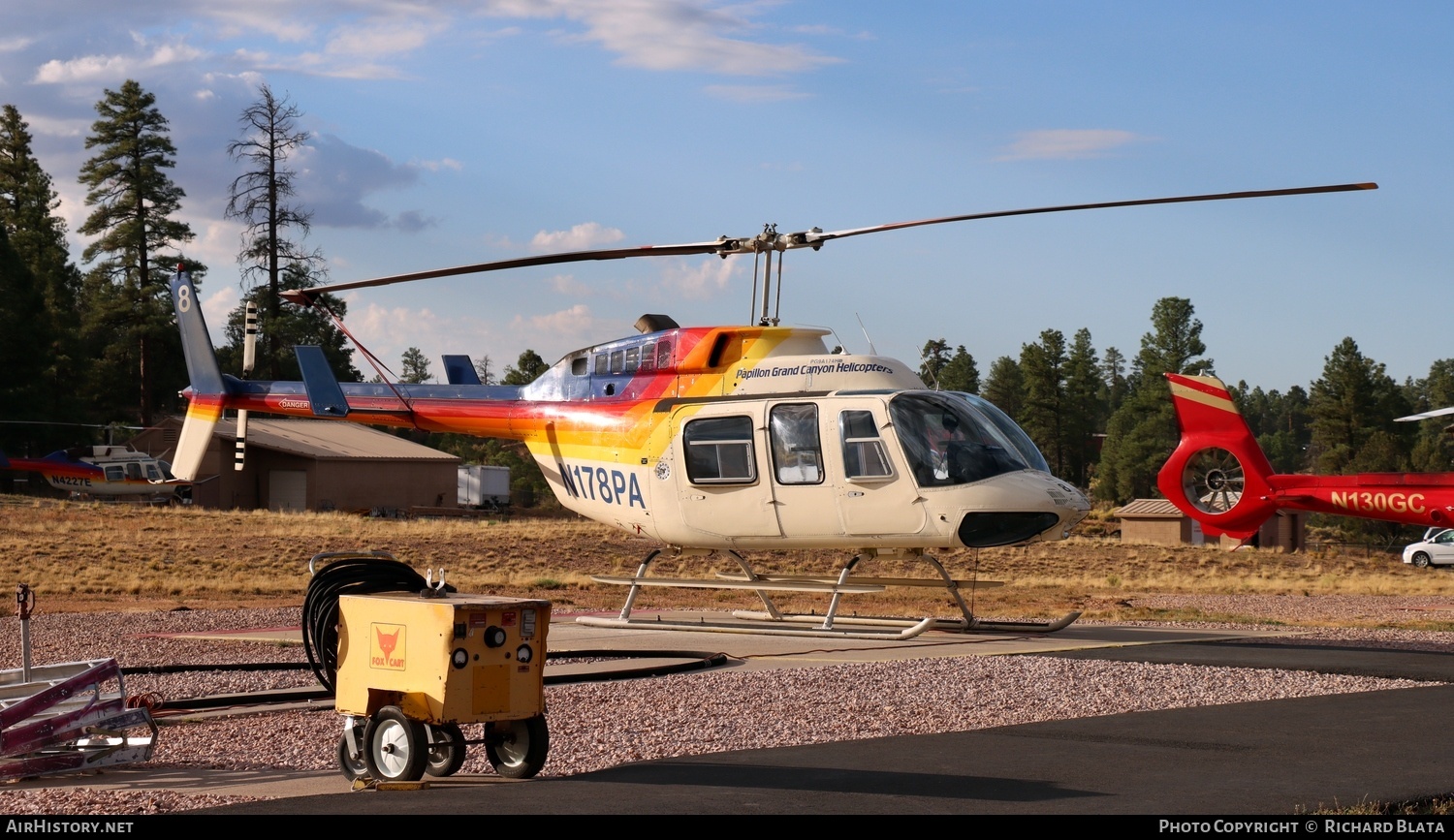 Aircraft Photo of N178PA | Bell 206L-1 LongRanger II | Papillon Grand Canyon Helicopters | AirHistory.net #743236